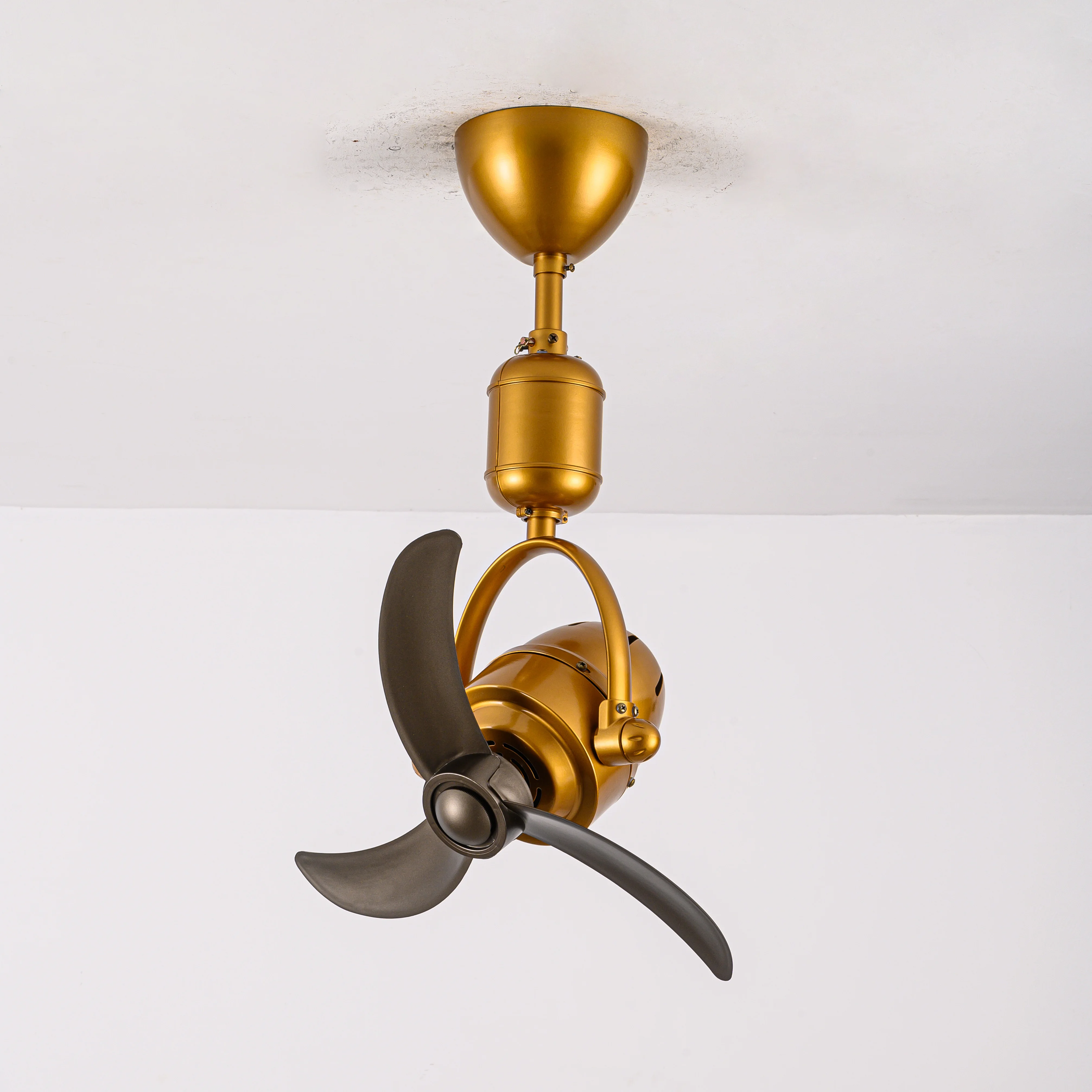 ventilador techoShaking Head Small Ceiling Fan 18 Inch Shaking Head Ceiling Fan Corridor Study Kitchen Bar Wall Hanging Dual Use