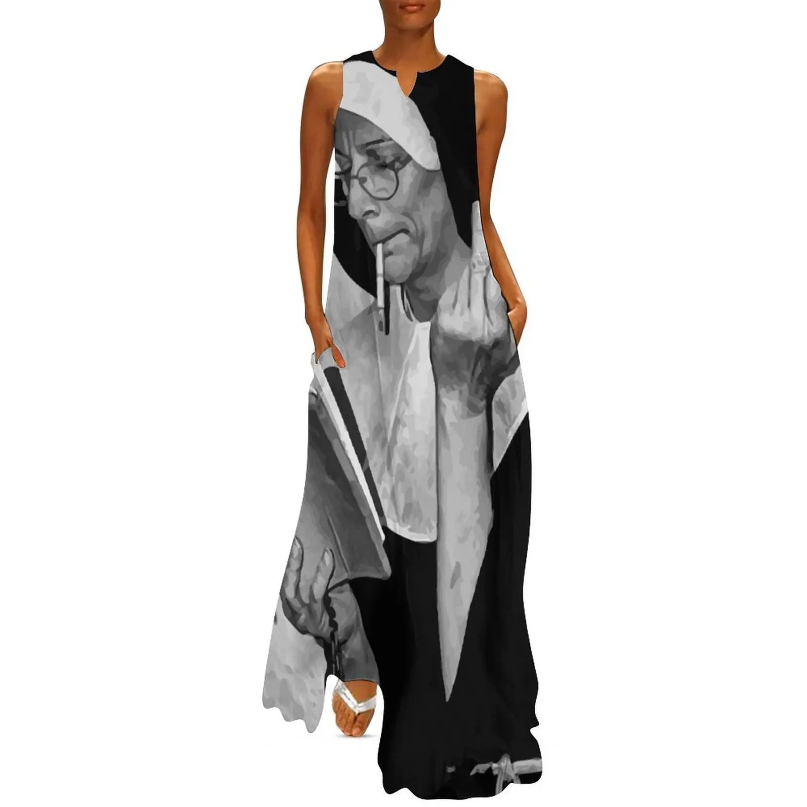 

Smoking Nun Long Dress wedding dresses for woman women's clothing summer 2025 novelties evening dresses luxury 2025 dress summer