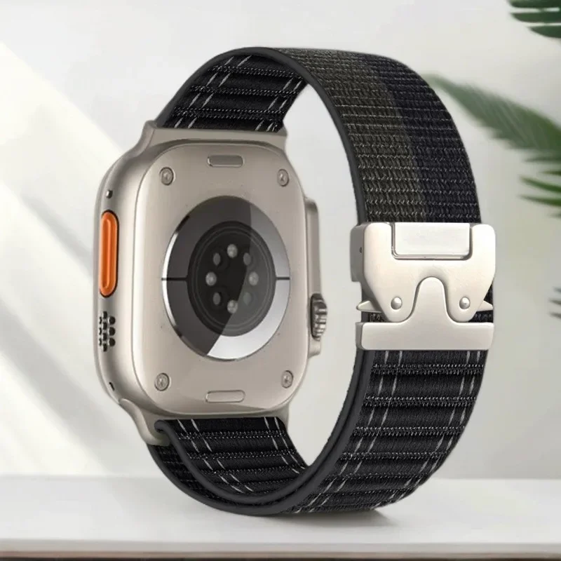 For Apple Watch Ultra 2 49mm 45mm 44 42mm 38 40 41 Alpine Loop Strap for Iwatch Series SE 10 9 8 7 6 5 Ultra 2 Parachute Straps