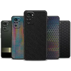 Carbon Fiber Phone Case For Xiaomi Redmi Note 11 10 9 8 Pro 9S 8A 10S 11S Soft Cover For Redmi Note 8Pro 10Pro
