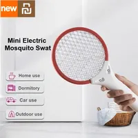 Youpin Rechargeable Electric Mosquito Swatter Powerful Mini Portable Fly Killer USB Charging For Home Car Use LED Illumination