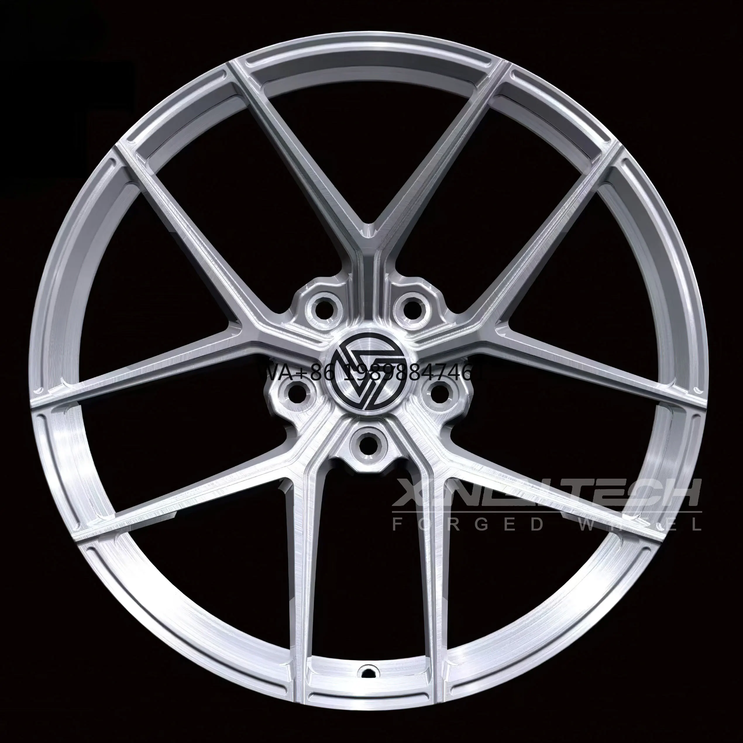 

XL Brushed Silver Custom Monoblock Forged Alloy Wheel 5x114.3 5x112 5x120 Luxury Car Wheels for Mercedes-Benz BMW Audi