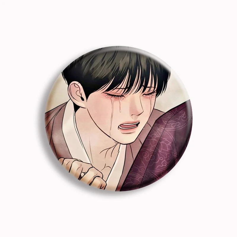 Korean Manhwa Painter of The Night Button Pin Yeon Seung Ho Baek Nakyum BL Manga Brooch Badge Bag Decor Cute Couple Gift Collect