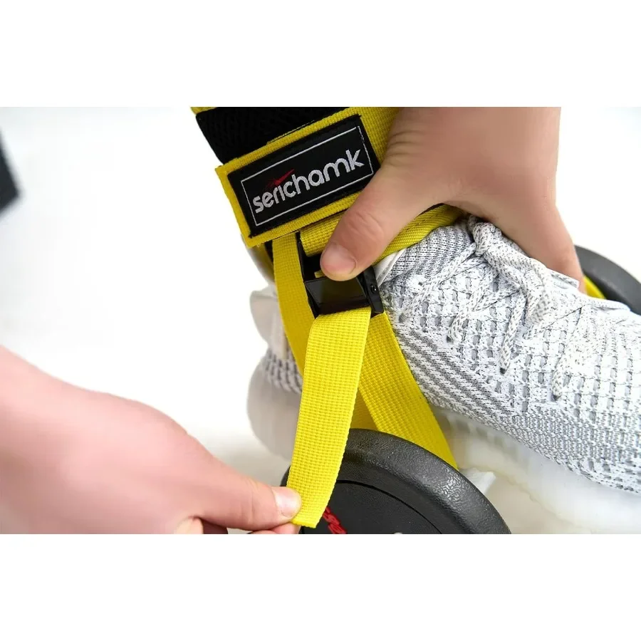 مرفق دمبل للقدمين قابل للتعديل لرفع الأثقال وتمارين الساق: مثالي لوصلات الساق وتدريبات Tibialis وعمر الساق