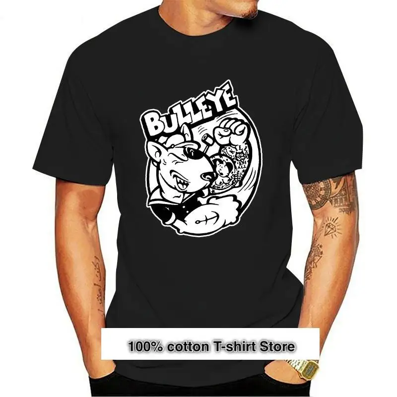 Camiseta de Bullterrier, ropa de calle de Bull and Terrier, listar, Bulleye, S-5XL