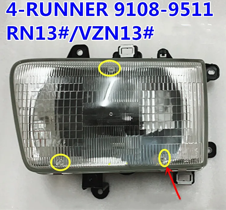 Car LED Headlight headlamp for Toyota 4 RUNNER VZN130 92-95 DRL Daytime Running Light Автомобильные лампы