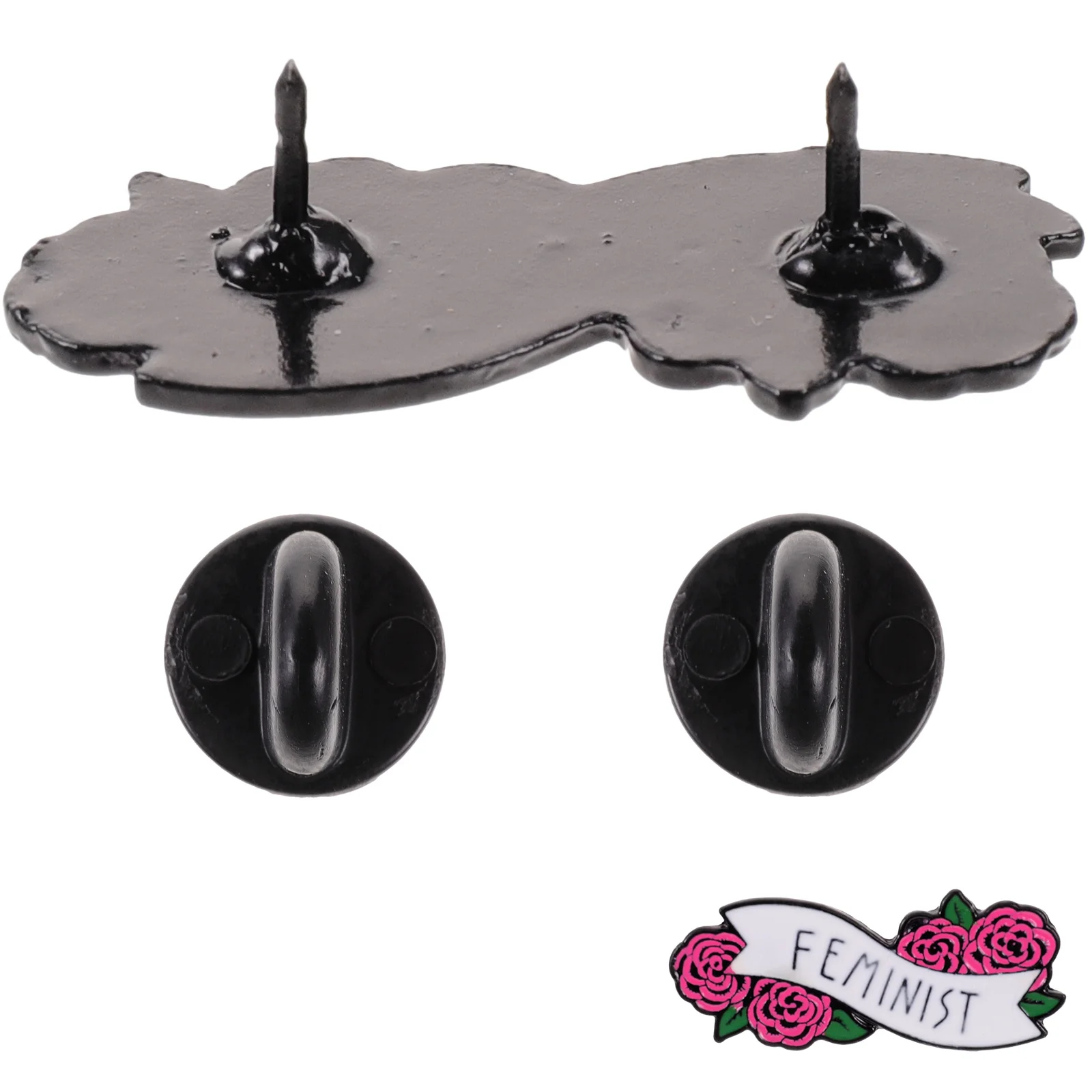 1Pcs Durable Rose Letters Brooch Fine Craft Details Attractive Breastpin Easy to Match Various Styles Suit Jeans Decor