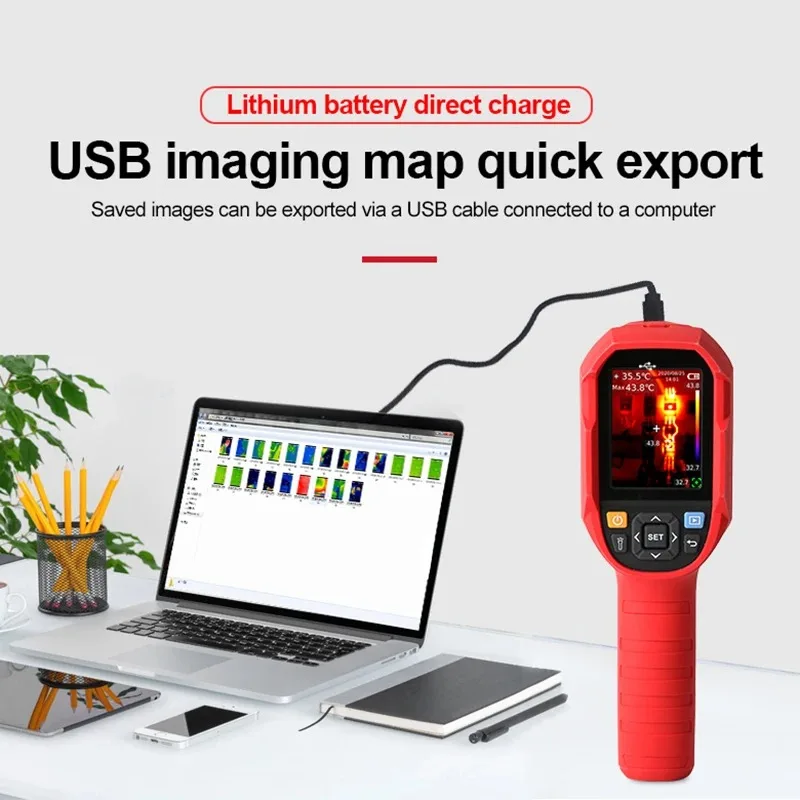 -UTI260A Infrared Imager 256X192 Pixels Thermal Camera PCB Inspection Heat Leakage Electrical Repair