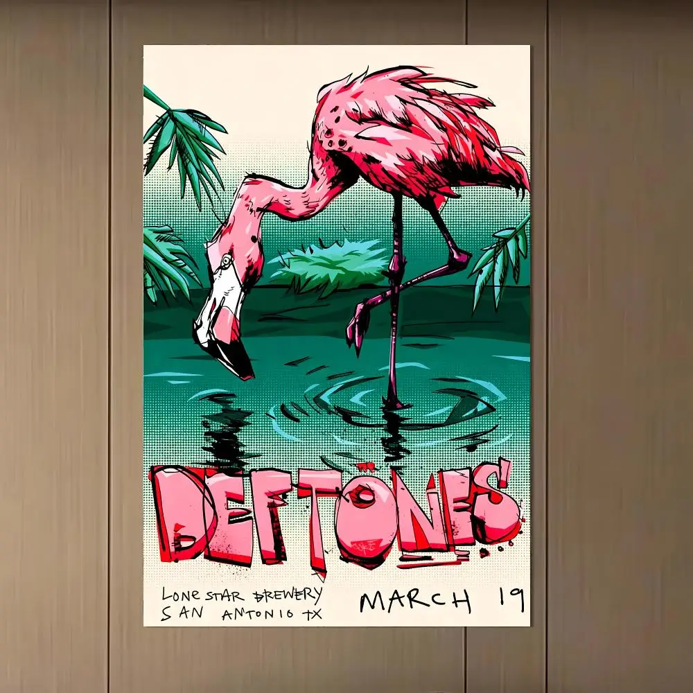 D-Deftones Poster Poster Artistic Stylish Wall Art For Home Office Bathroom‌ Decor Living