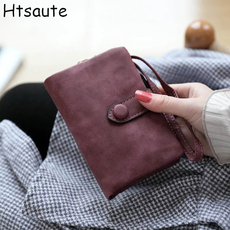 

Fashion Long/Short wallet women's simple zipper Vintage Hasp large capacity multiple card slots carteras de mujer Coin Purse