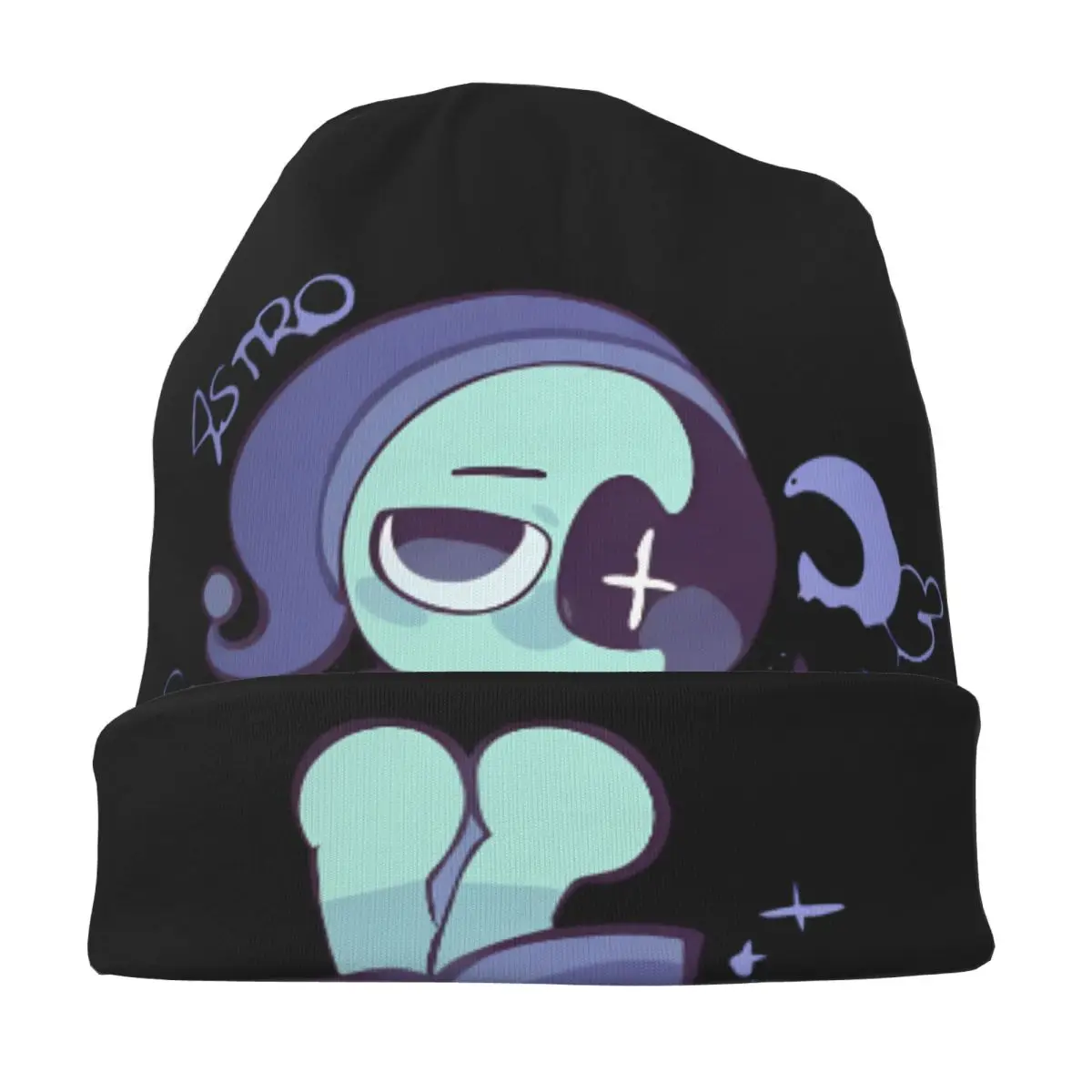 Dandys World Astro Cap Catoon الهيب هوب الخريف الشتاء في الهواء الطلق Skullies قبعة صغيرة الربيع الدافئة ذات الاستخدام المزدوج بونيه القبعات #3