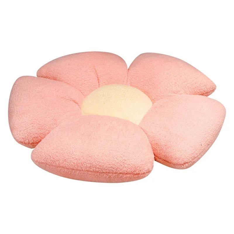 

Nice Colorful Flowers Cushion Pillow Plush Toy Beautiful Flower Stuffed Soft Sofa Pillow Floor Mat Girls Room Decor Gift