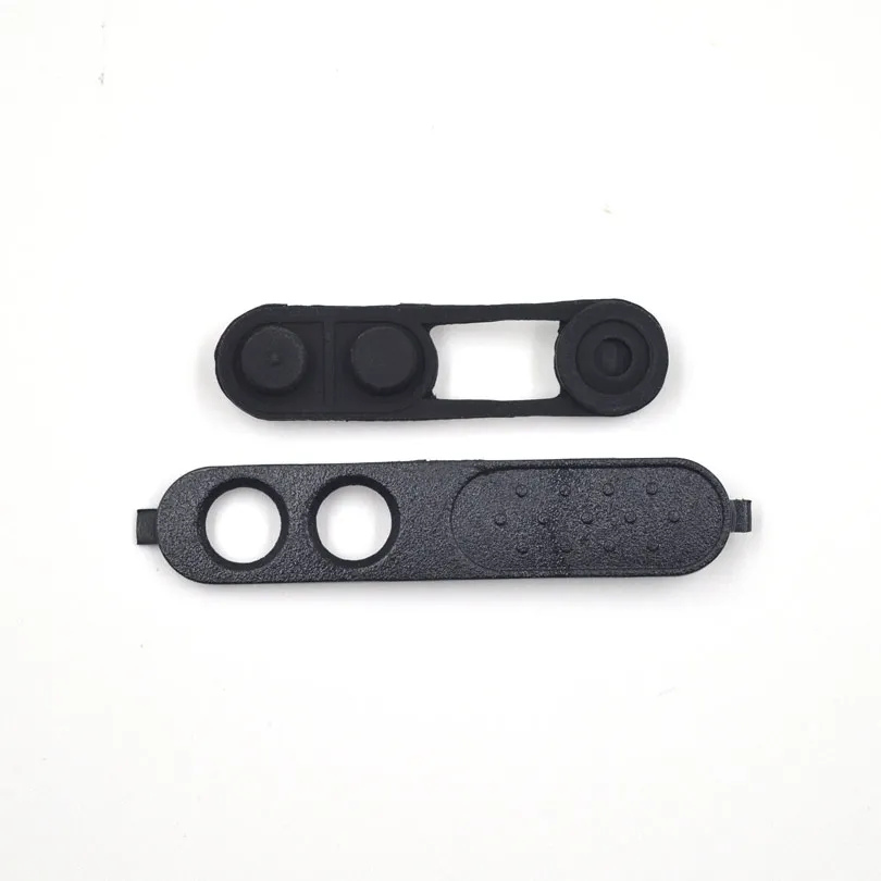 10x PTT Button Lock & Rubber Key Kit Motorola XiR P3688 DEP450 DP1400 Handheld Walkie Talkie Frame Bezel Accessory Replacement