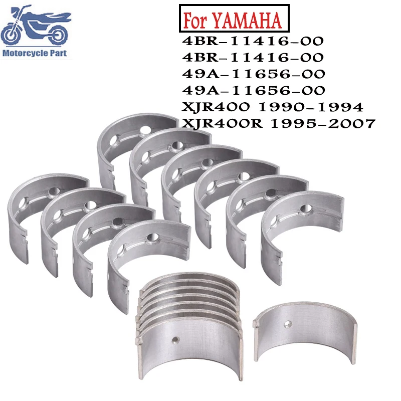 

18pcs/set Motorcycle Connecting Rod and Crankshaft Bearing kit STD +25 +50 For YAMAHA XJR400 XJR 400 XJR400R 1990-2007