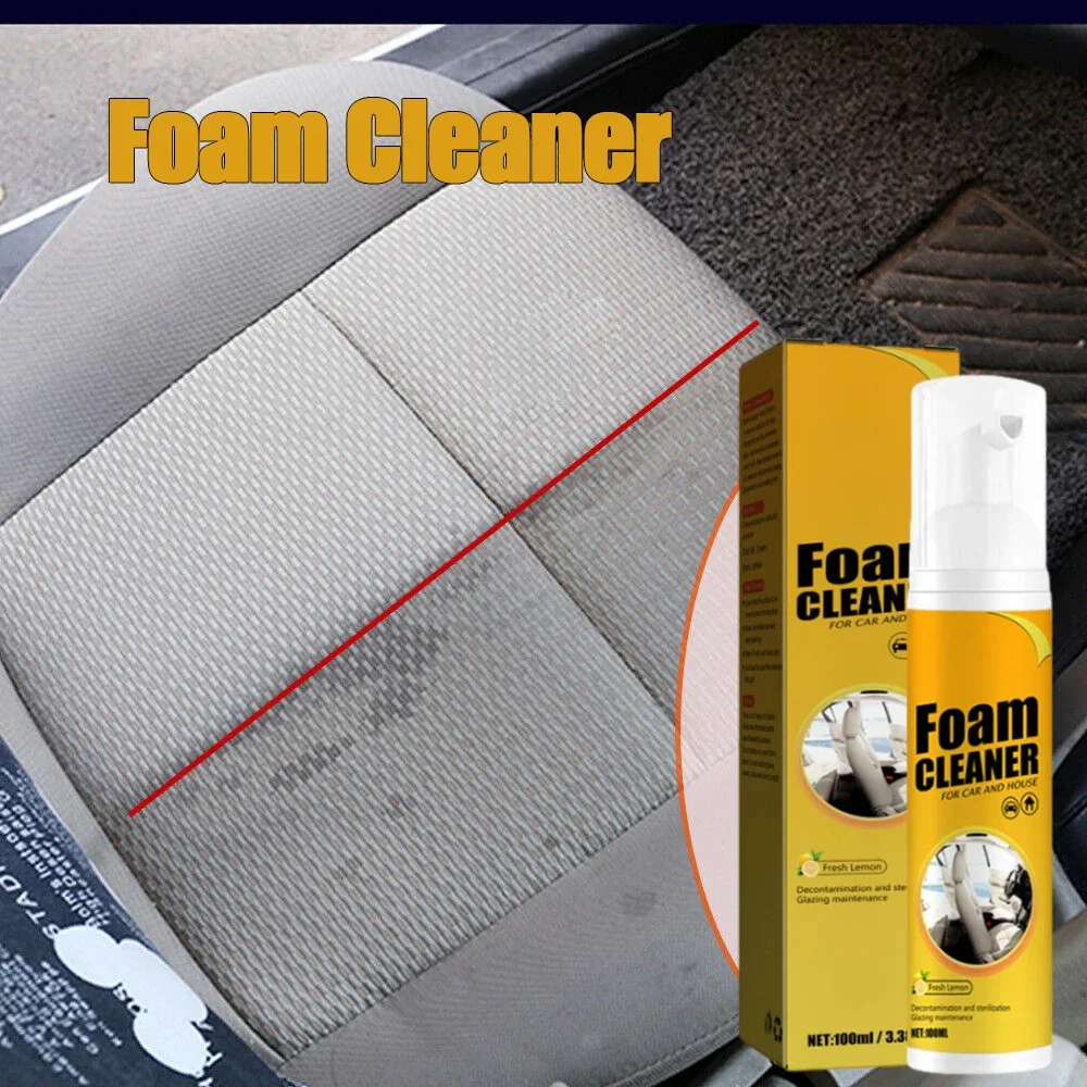 

Multi-Purpose Foam Cleaner Car Wash Auto Interior Household Cleaners Stain Removal Leather Clean Remover Spray