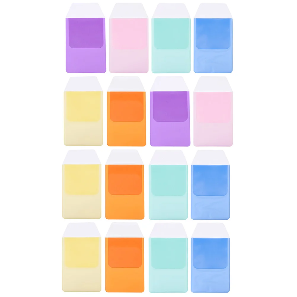 

16pcs Medical Pen Pouch Small Reusable Pencil Storage Bag For Nurses Office Use Insert Type Pen Organizer