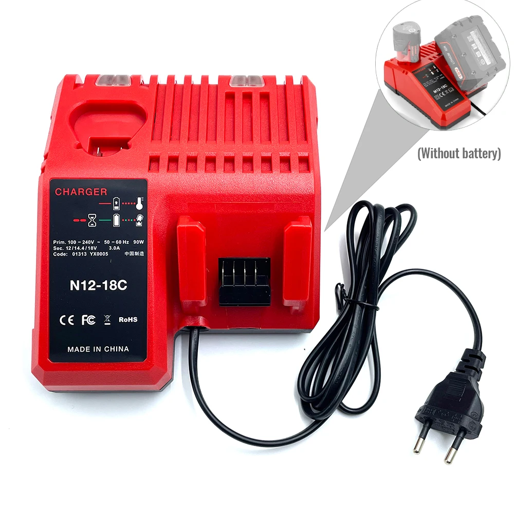 Cargador Milwaukee para baterías de litio M12 y M18 - imagen 5