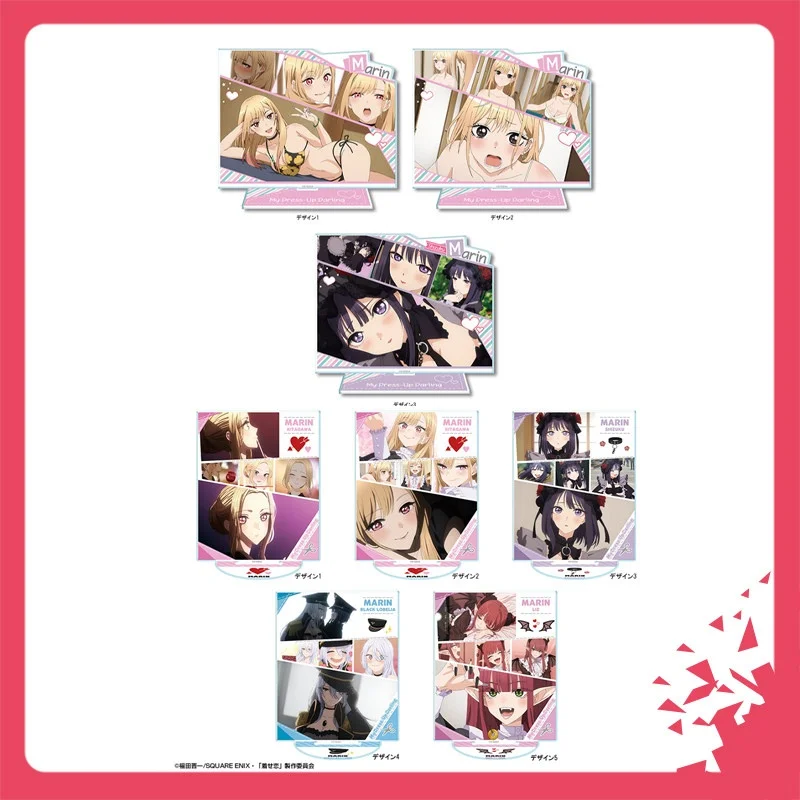 15cm Anime My Dress-Up Darling Acrylic Stand Keychain Marin Kitagawa Wakana Gojou Tabletop Decorations Keychain Decor Gifts