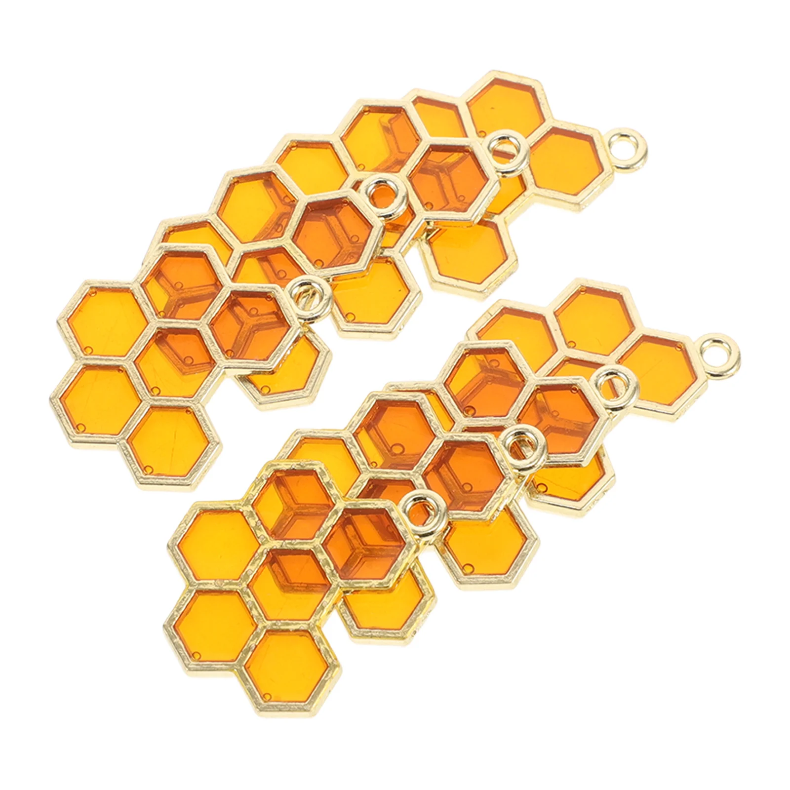 

10Pcs Beehive Pendant Honeycomb Design DIY Jewelry Accessories Alloy Pendant for Earrings Necklace Bracelet Creative Craft