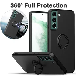 Ring Holder Magnetic Cases For Samsung Galaxy S21 S20 FE S24 S23 S22 Plus Note 20 Ultra 5G A32 A52 A72 S10  Plus Liquid Silicone