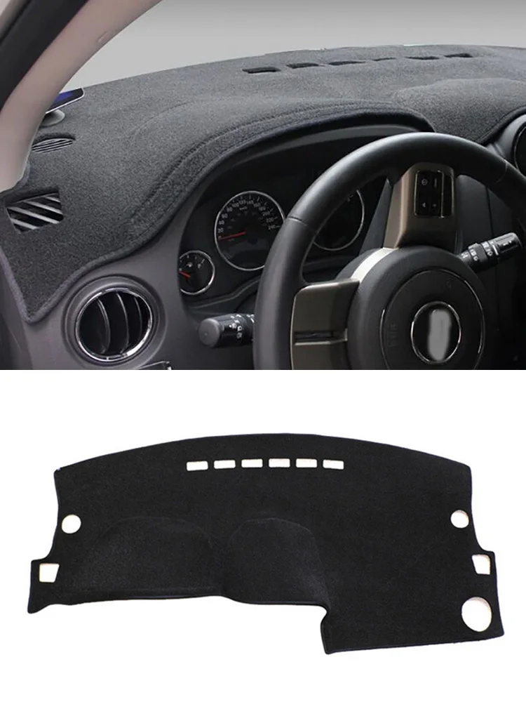 

For Jeep Patriot MK74 2007-2017 Car-Styling Dashmat Dashboard Cover Instrument Panel Insulation Sunscreen Protective Pad