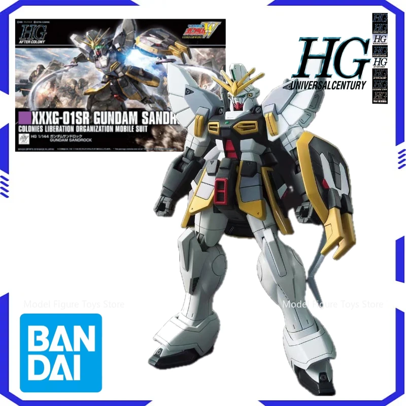 

Bandai Original 1/144 HG-Sandrock Gundam Model Kit Anime Warrior Component Model Anime Character Toy Boy Holiday Gift