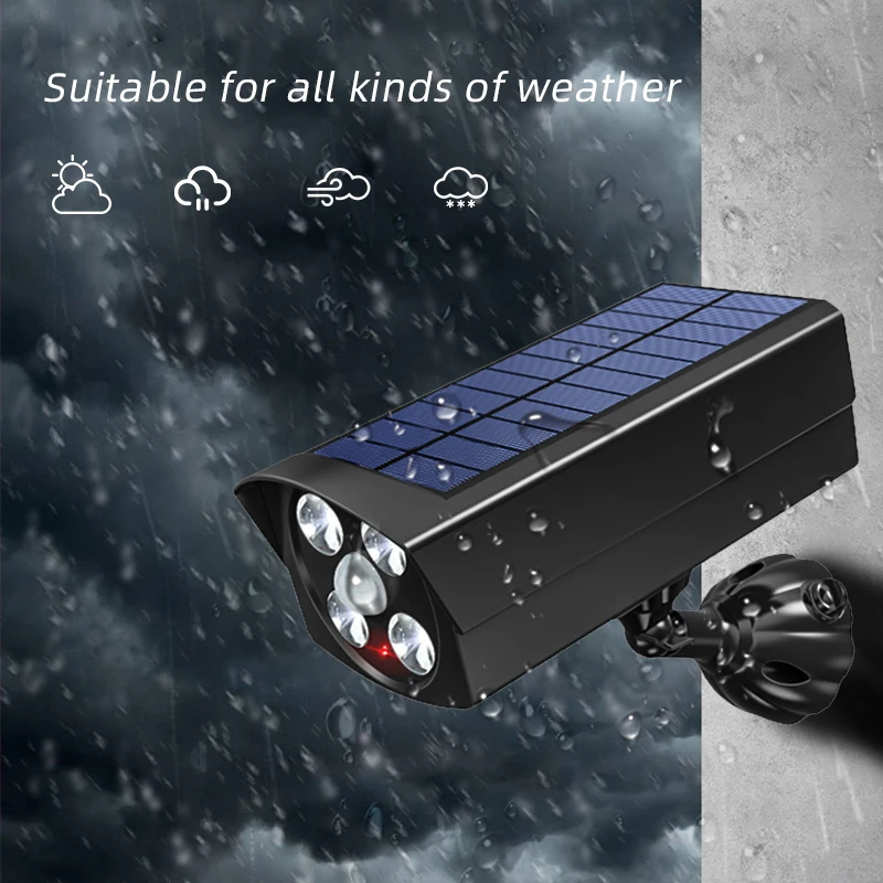 Outdoor Solar LED Wall Light with Motion Sensor IP65 Waterproof Street Lamps Pathway Spotlight for Patio Yard Garden