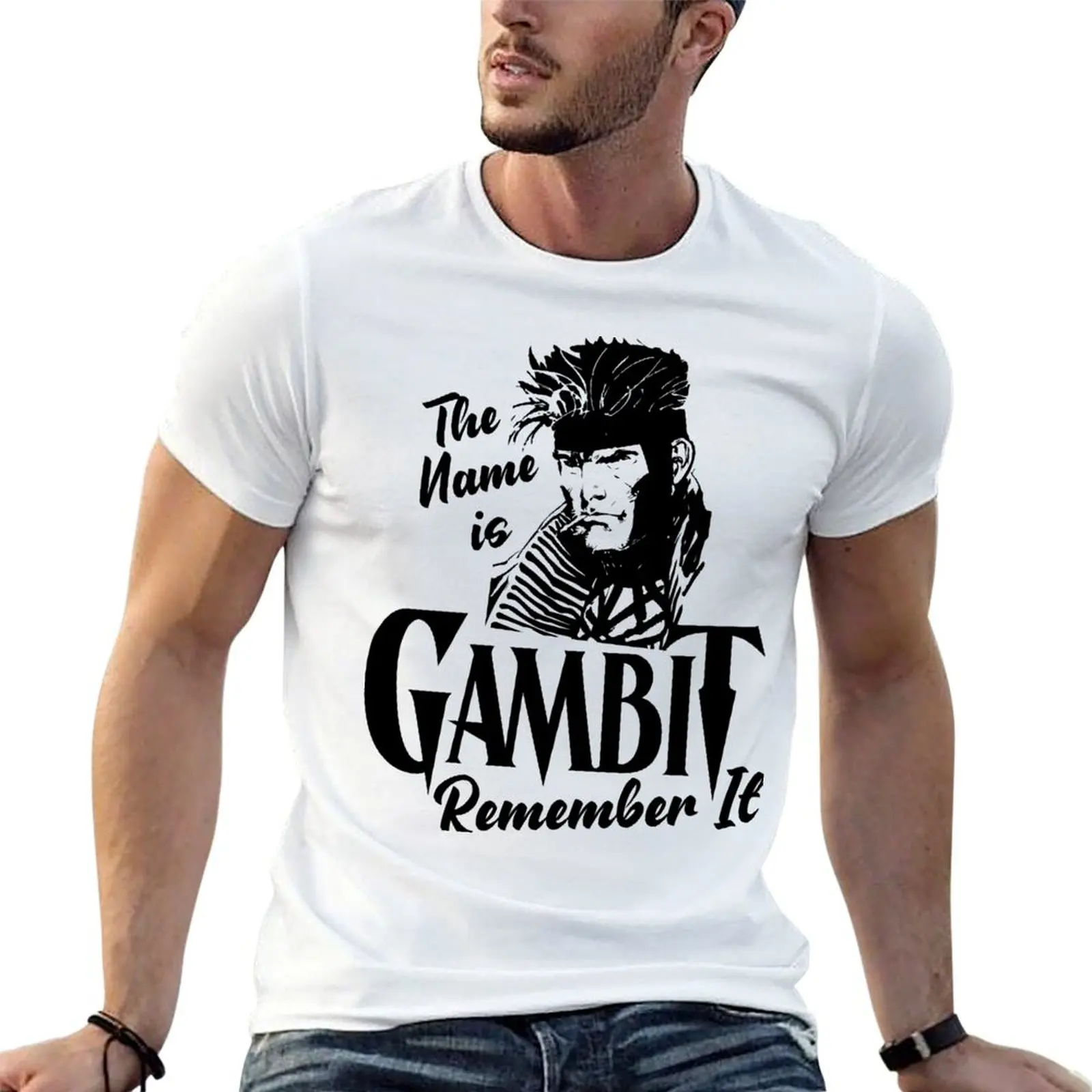 The Name Is Gambit. Remember It. T-Shirt Plus Size All Match Tee Shirt