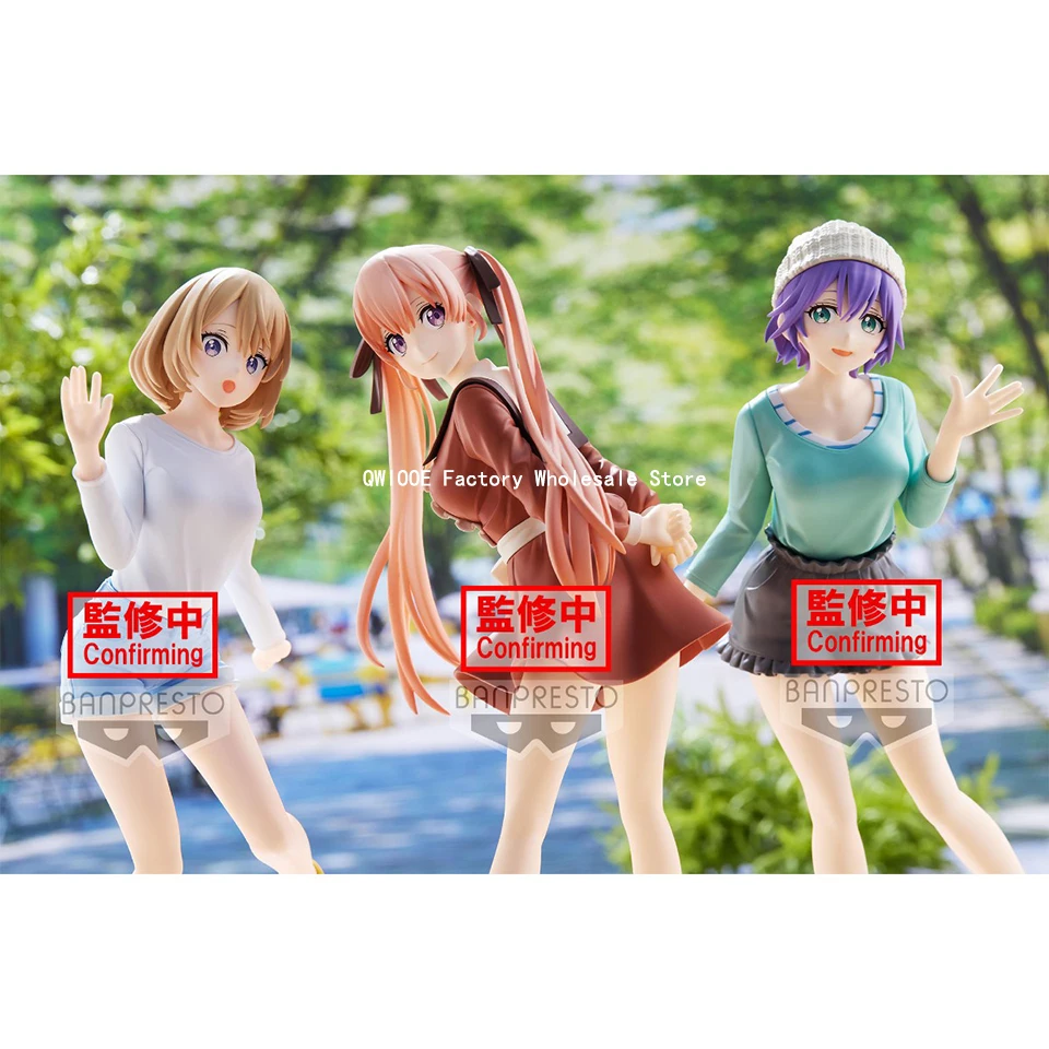 الأصلي حقيقية Banpresto زوجين من الوقواق 17 سنتيمتر ساشي أومينو أمانو إيريكا سيجاوا هيرو عمل أرقام البلاستيكية جمع نموذج اللعب