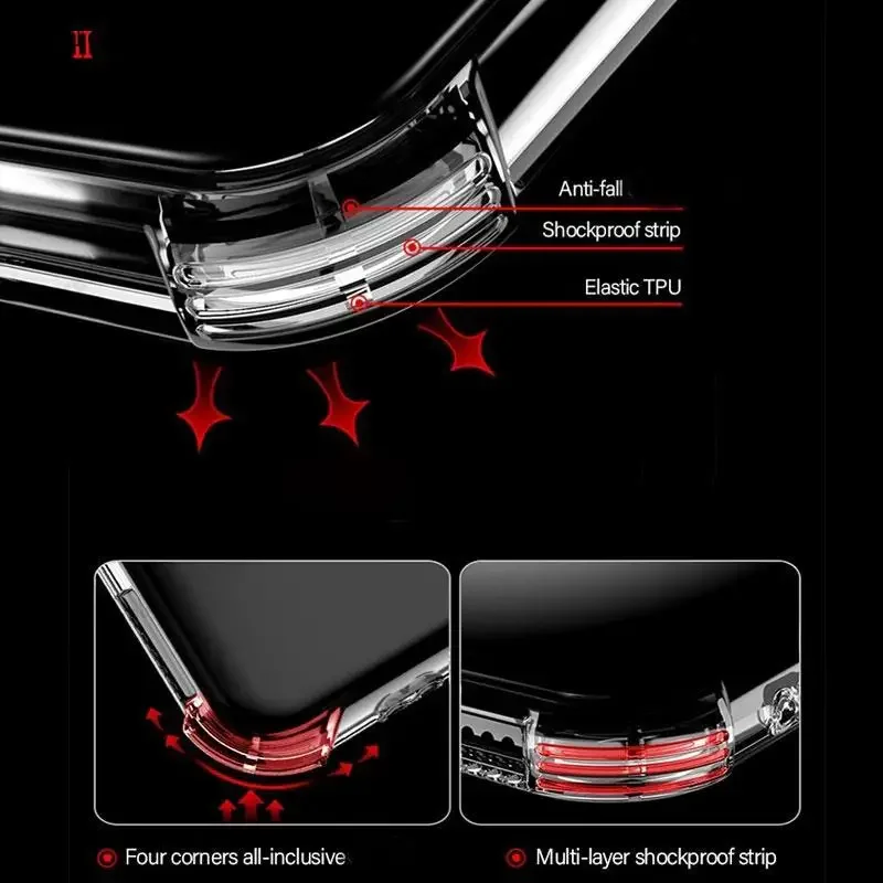 وسادة هوائية مقاومة للصدمات غطاء شفاف لهاتف Honor 500 Pro Crossbody قلادة حزام الحبل حافظة من السيليكون الشفاف لهاتف Honor500 500pro