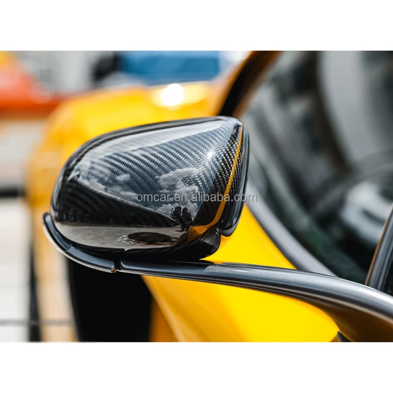 Car Exterior Accessories Carbon Fiber Car Exterior Mirrors Rear View Mirror Cover for McLren 650S MP4-12C