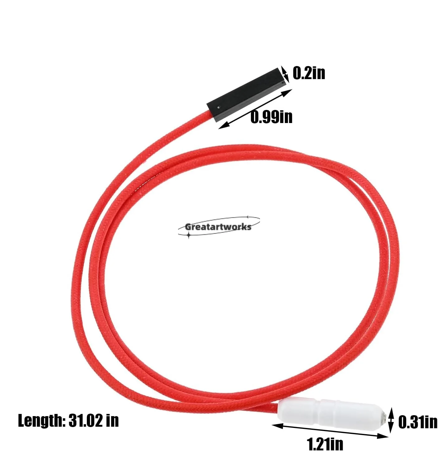 Replacement Ceramic Electrode W10209656 W10112313 Gas Range Surface Burner Igniter Spark for Whirlpool/Maytag/KitchenAid/Amana