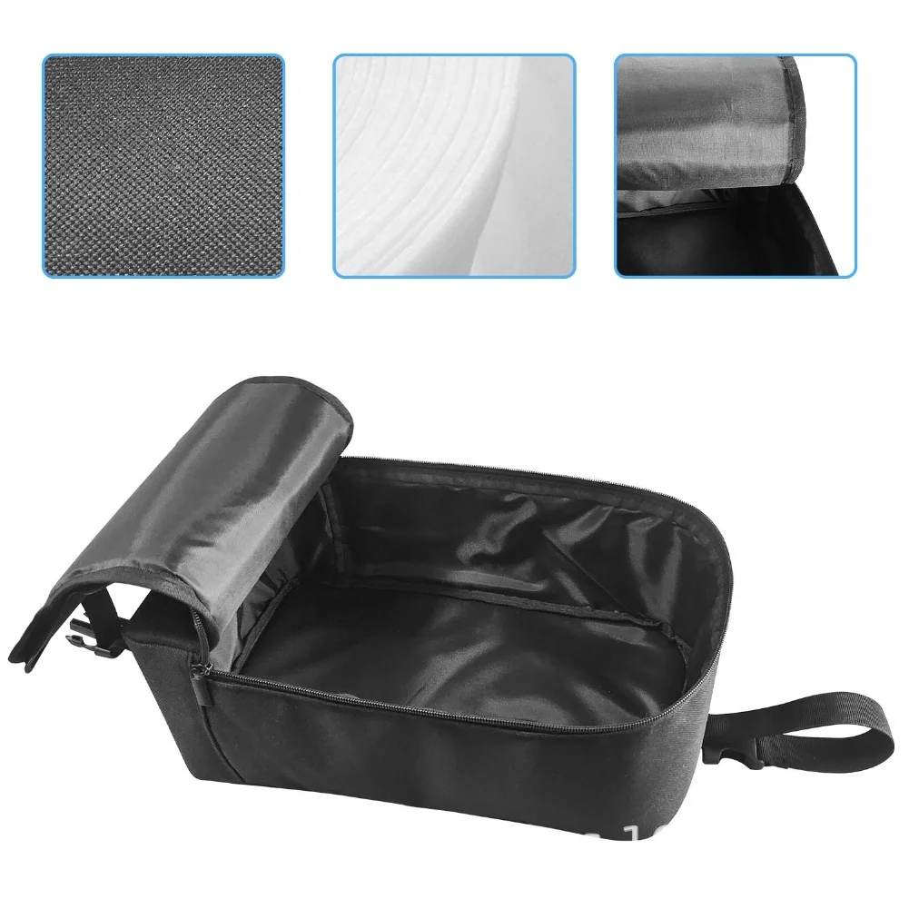 Travel Steamer Bag with Buckle Strap for Clothes Steamers and Travel Irons Designed to Keep Accessories Organized and Protected