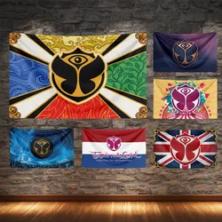 Tomorrowland Music Festival Flag Banner di stampa digitale in poliestere per la decorazione