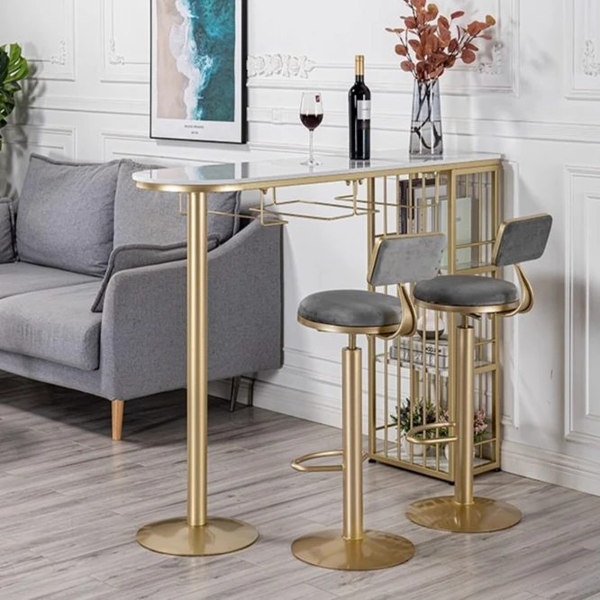 

Современные простые шиферные барные столы, легкий роскошный высокий барный стол для отдыха, домашняя стена, столовая, Meuble Comptoir, барная мебель