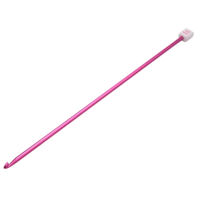 

ABLG 11pcs 27cm Multicolour Aluminum Tunisian Afghan Crochet Hook Knit Needles 2-8mm