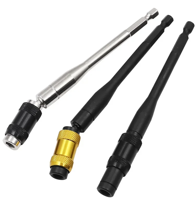 145MM Long  Ring Screwdriver Bits Drill Hand Tools Drill Bit Extension Rod Quick Change Holder Drive Guide Screw