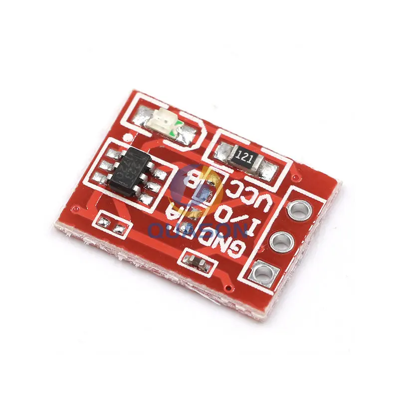 5PCS TTP223 Touch Key Switch Module Touching Button Self-Locking/No-Locking Capacitive Switches Single Channel Reconstruction