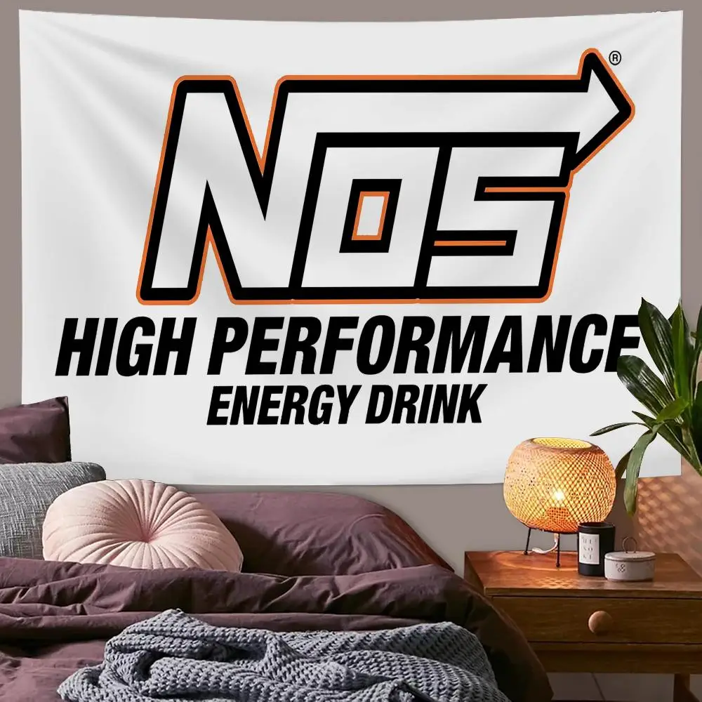 

Настенный гобелен с крутым логотипом N-Nos для декора интерьера гостиной, спальни, комнаты, общежития, в богемном стиле, с креплением-клипсой