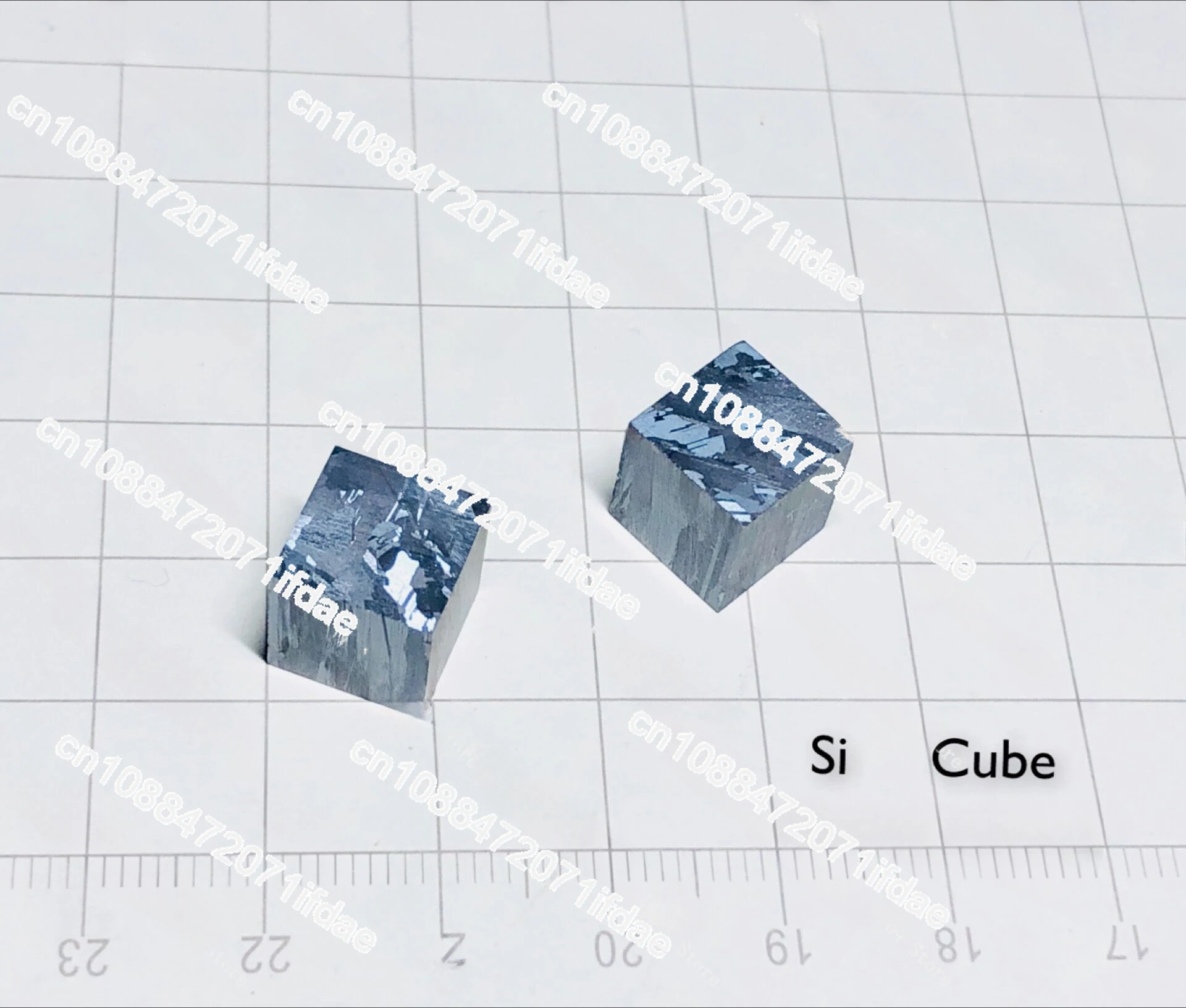 Metallographic Silicon Cube Monocrystalline Silicon Si 6N