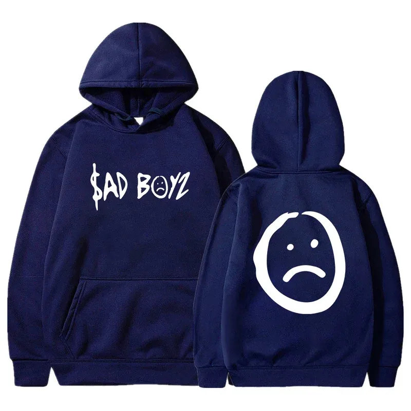 AAA 2025 2023 جونيور H Sad Boyz هوديي جولة حول العالم ميرش كم طويل ملابس الشارع الشهير الرجال النساء مقنعين البلوز الهيب هوب الملابس