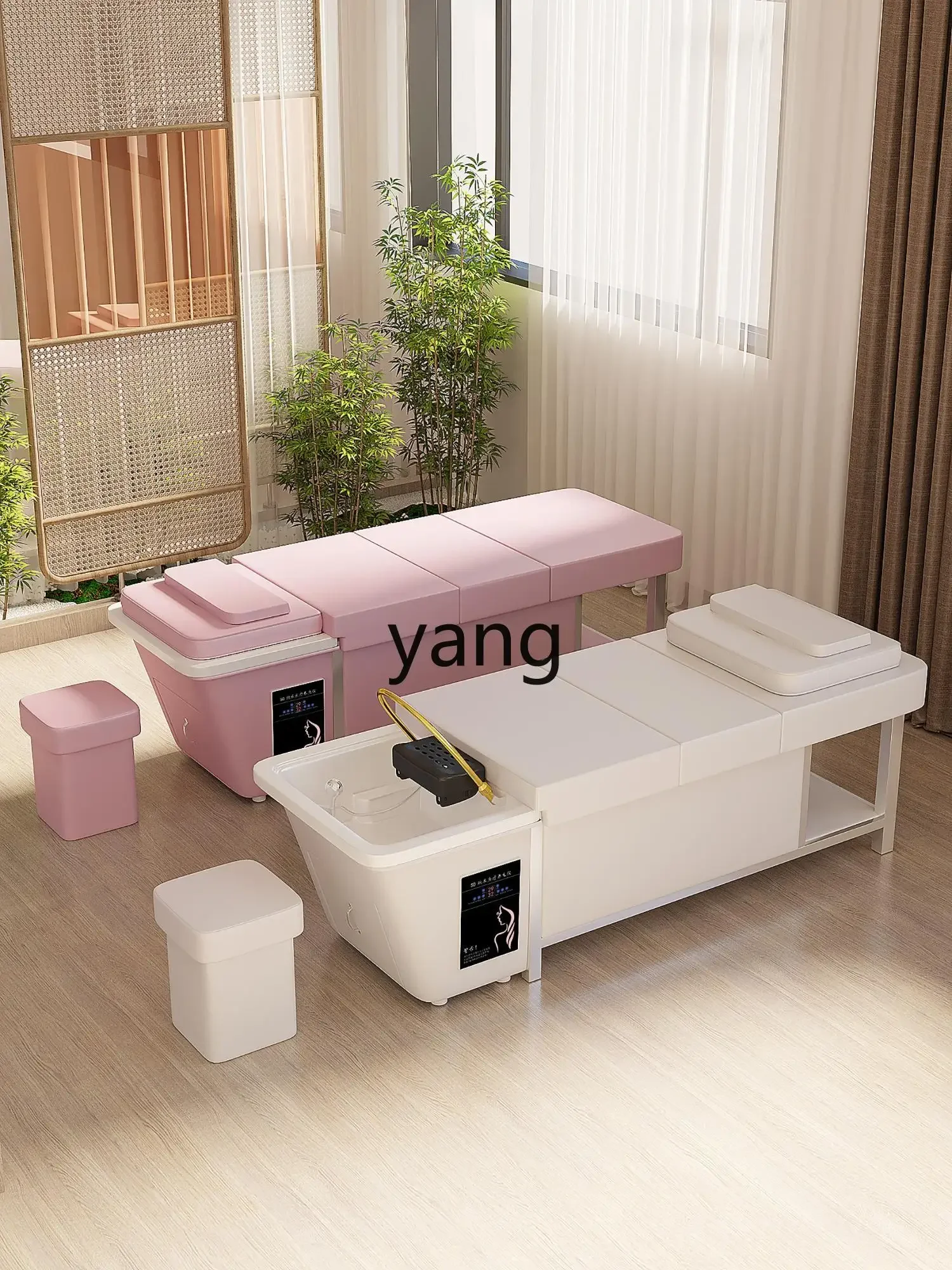 YJQ beauty salon special water storage type, no connection to water fumigation physiotherapy Thai hair treatment shampoo bed