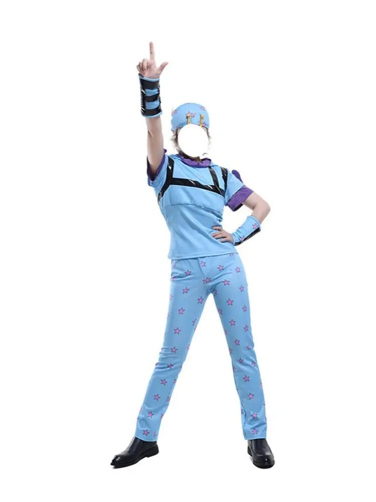 

Anime Role Play Johnny Joestar Cosplay Costume Halloween Carnival Party Fancy Uniform Outfit