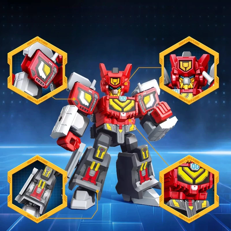 Sembo METAL CARDBOT Building Blocks Second Assembly Model Ornaments Children's Toys Anime Peripheral Birthday Gifts