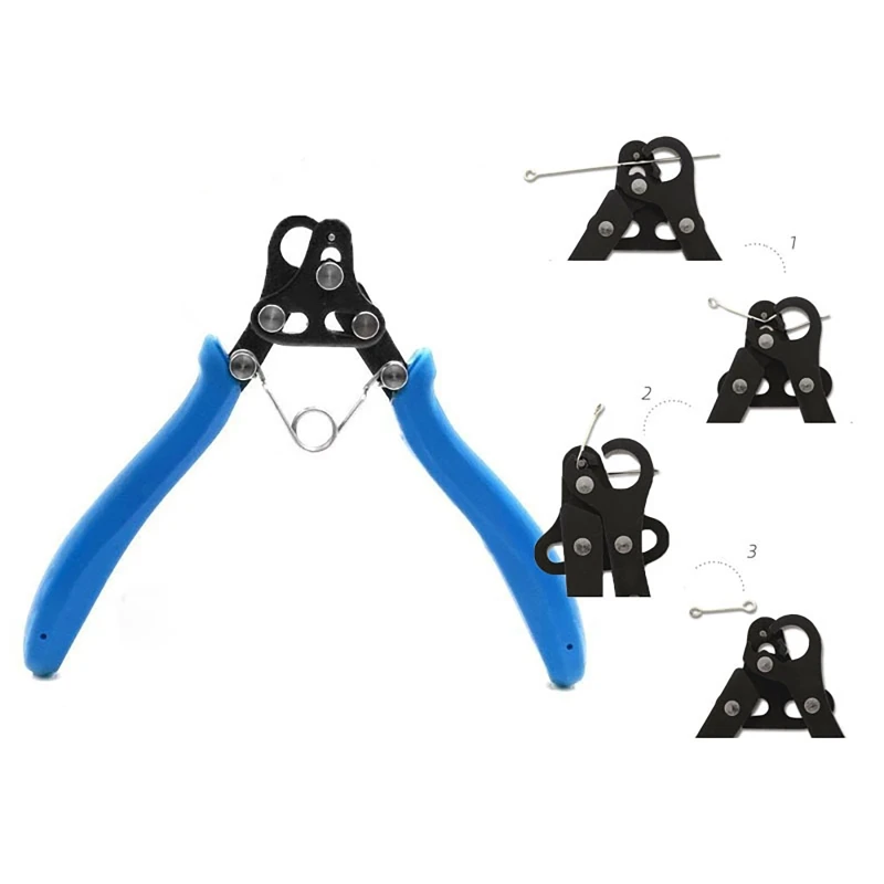 

Wire Rolling Plier 1.5mm 2.25mm 3mm Wire Round Nose Winding C Ring Plier Jewelry Repair DIY Making Earrings Bracelets Necklaces