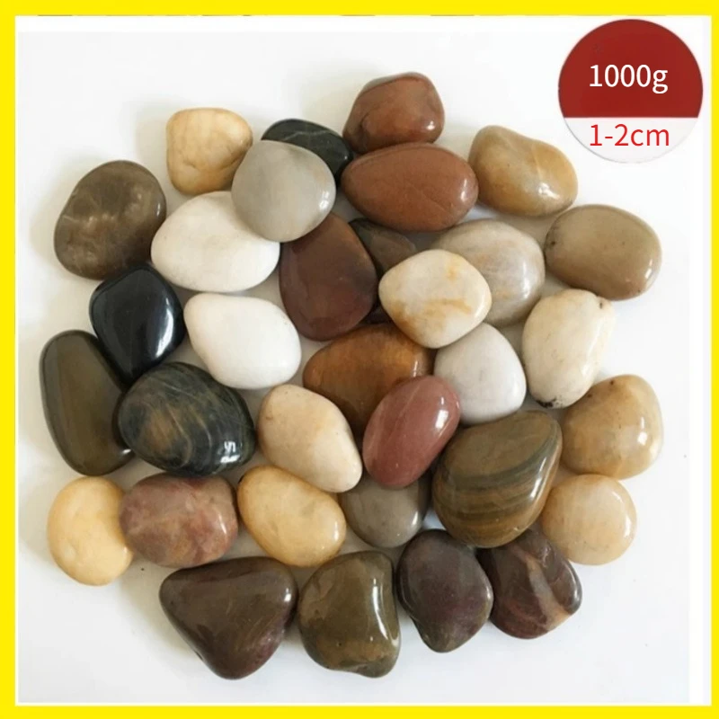 

River Rocks Decorative Ornamental Pebbles Garden Landscaping Stones Gravel Filler for Home Decoration Flower Bed Fish Tank Plant