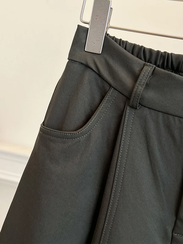 High Waist Wide Leg Straight Cut Loose Casual Pants Autumn Winter New Fashion plus Size Women's Clothing Slimming Drapey Trou... 2