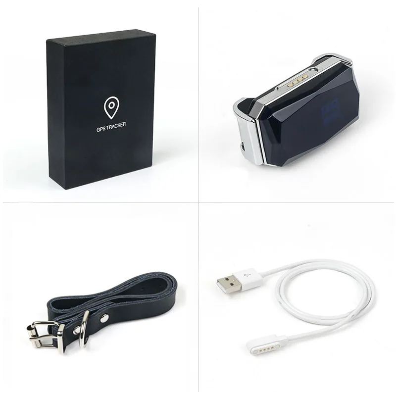 Dispositivo di localizzazione G12 Collare intelligente indossabile Localizzatore di localizzazione di animali domestici Impermeabile IP67 Registrazione anti-smarrimento Multifunzionale per bambini anziani