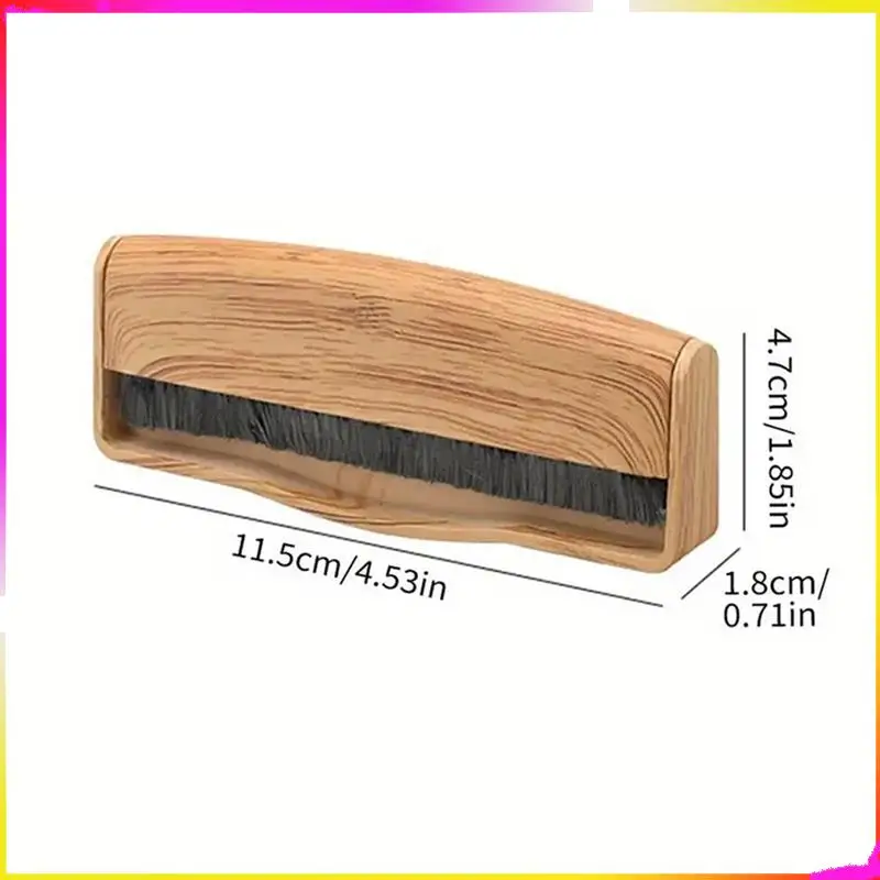 M04K Vinyl Record Cleaner Brush Anti-Static Carbon Fiber For Effective Dust & Stain Removal Perfect For CD LP Turntables