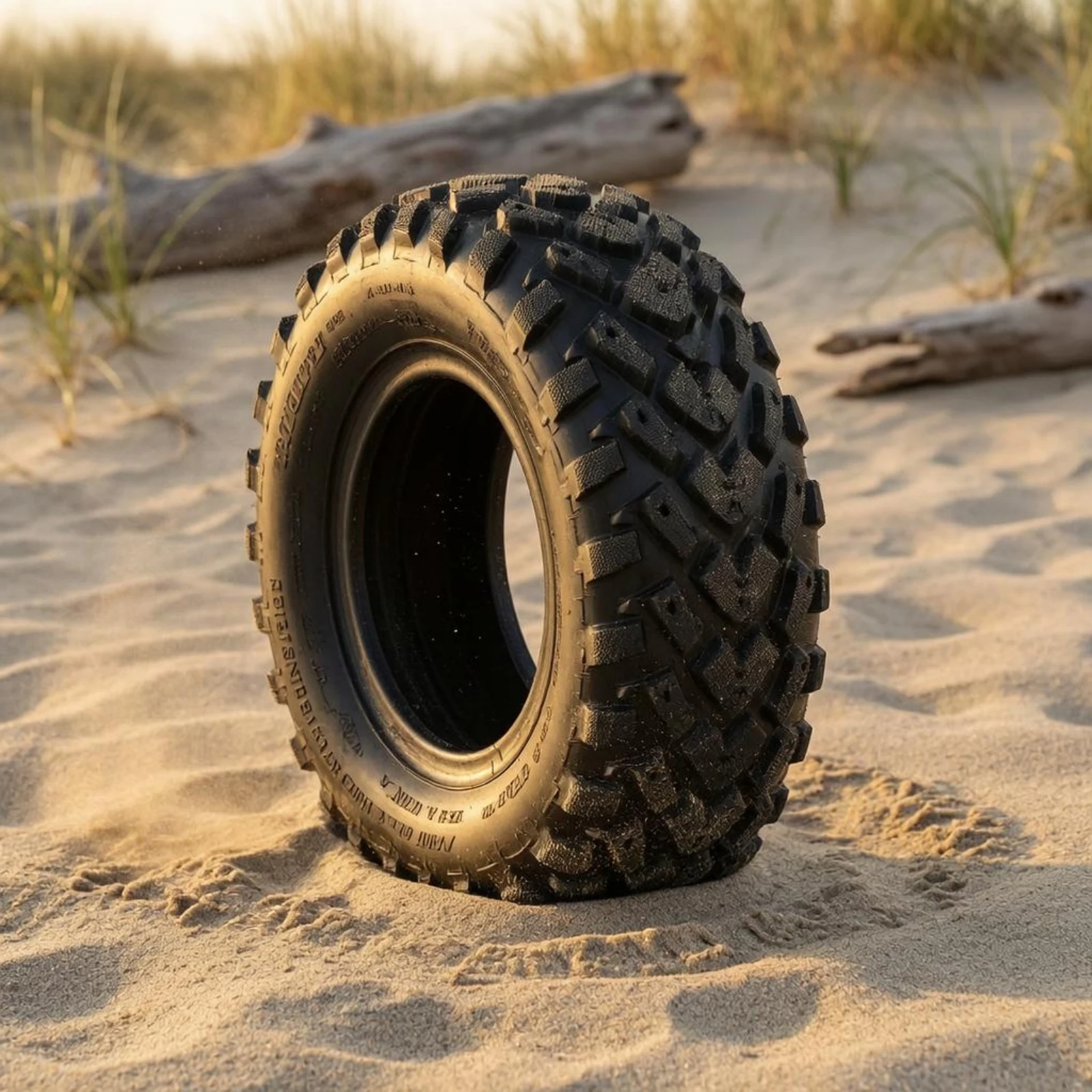 ATV Tire Knobby Go-Kart Tire Transportation Part Angled Lugs Wear-Resistant For…